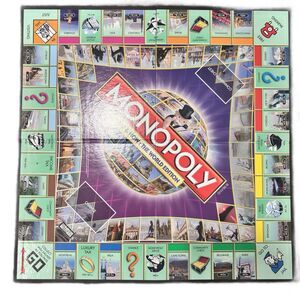 Monopoly Here and Now The World Edition Replacement GAMEBOARD Game Board Only